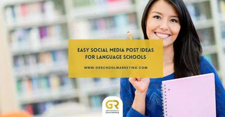 Easy Social Media Post Ideas for Language Schools
