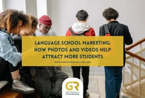 language school marketing photos and videos to attract students